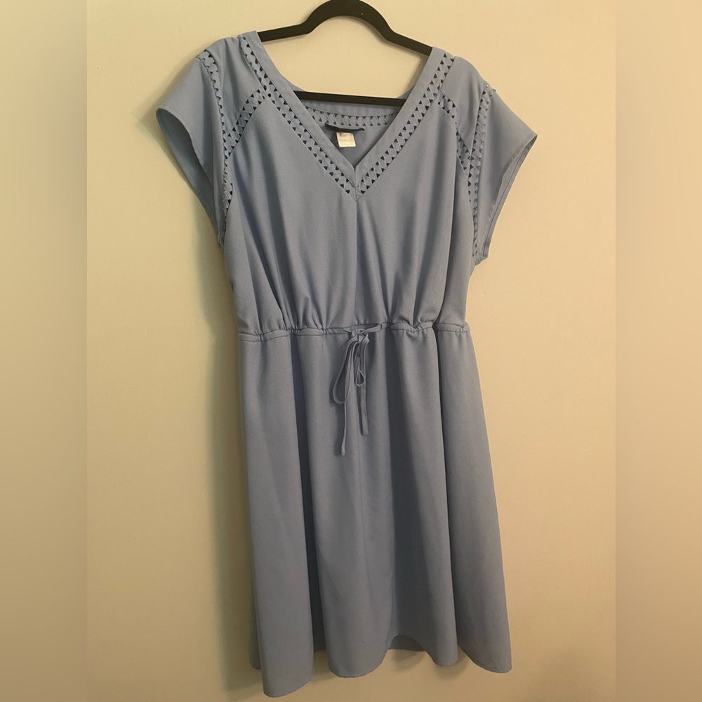 Lane Bryant light blue dress